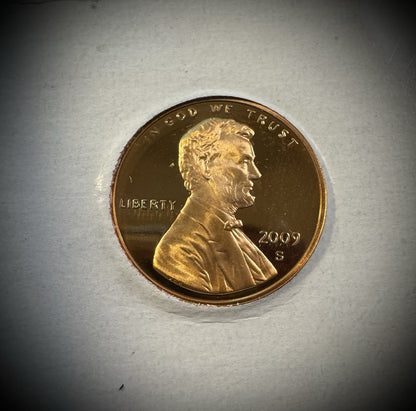 2009-S Lincoln Bicentennial Cent GEM PROOF 4 Coin Set GORGEOUS Naturally Toned5