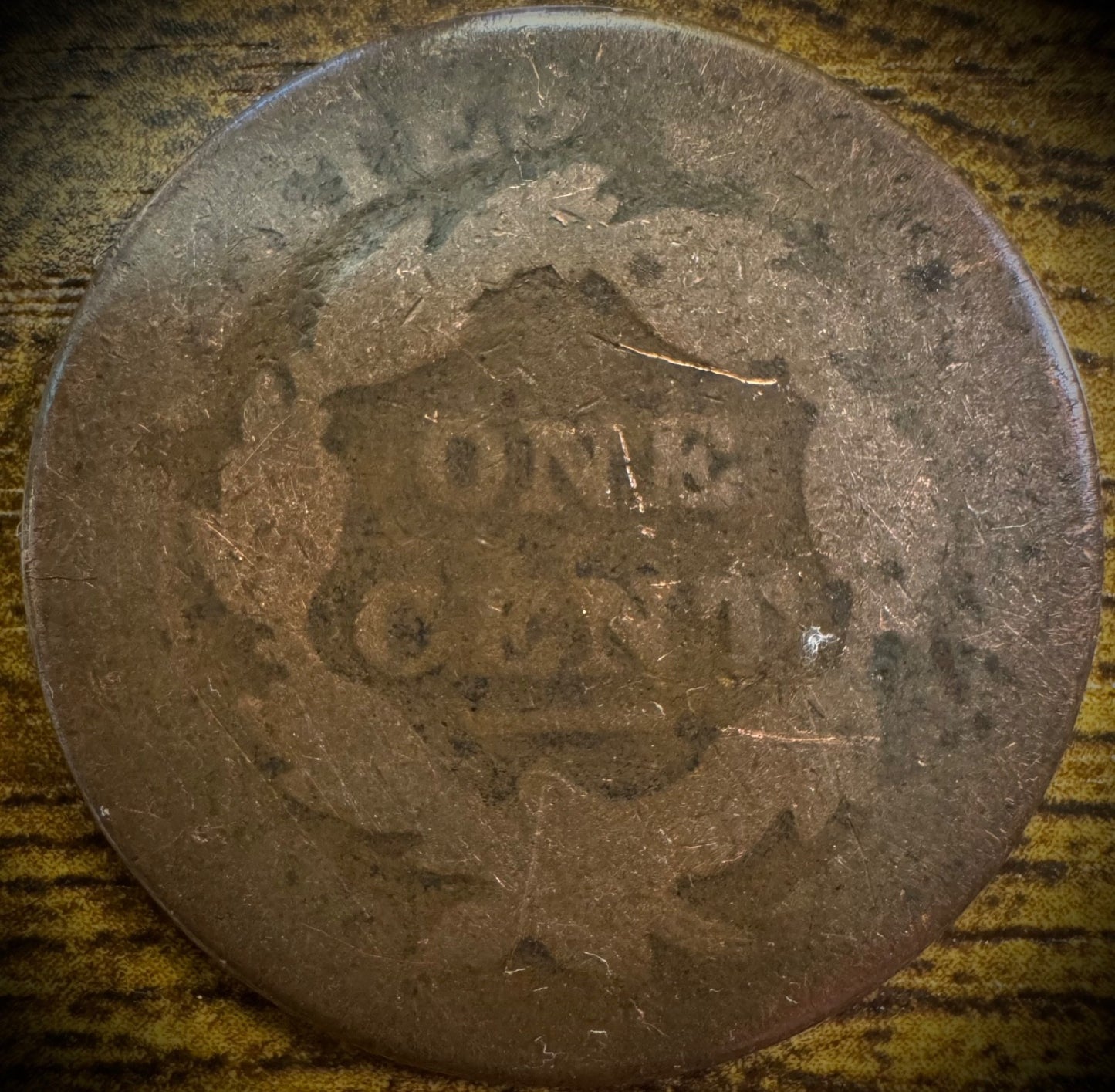 1827 Large Cent Coronet Head Matron Style #11