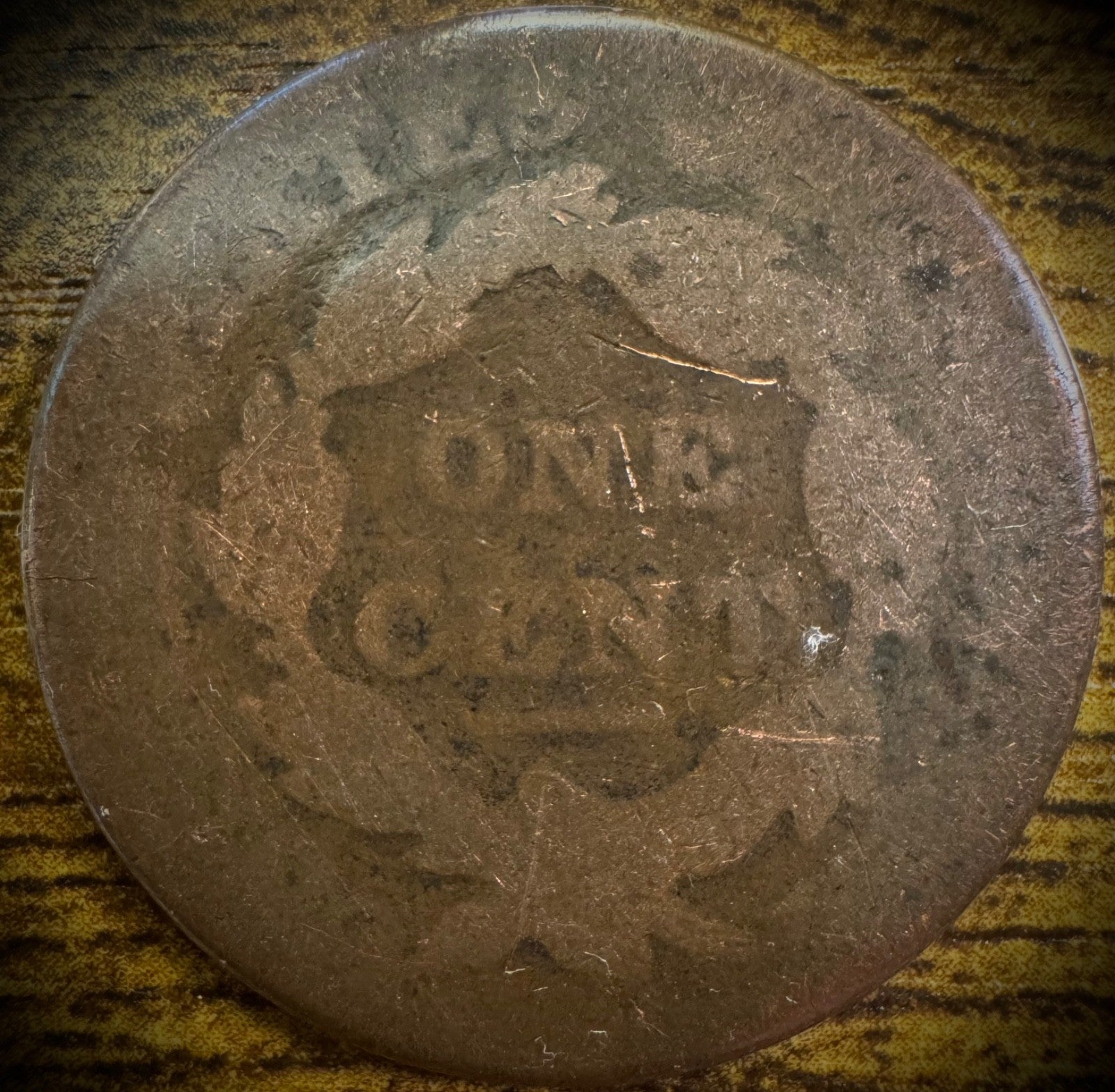 1827 Large Cent Coronet Head Matron Style #11