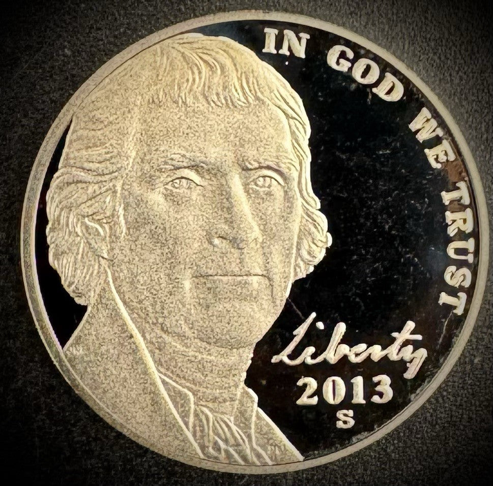 2012-S Jefferson Nickel GEM PROOF DEEP ULTRA CAMEO Coin0