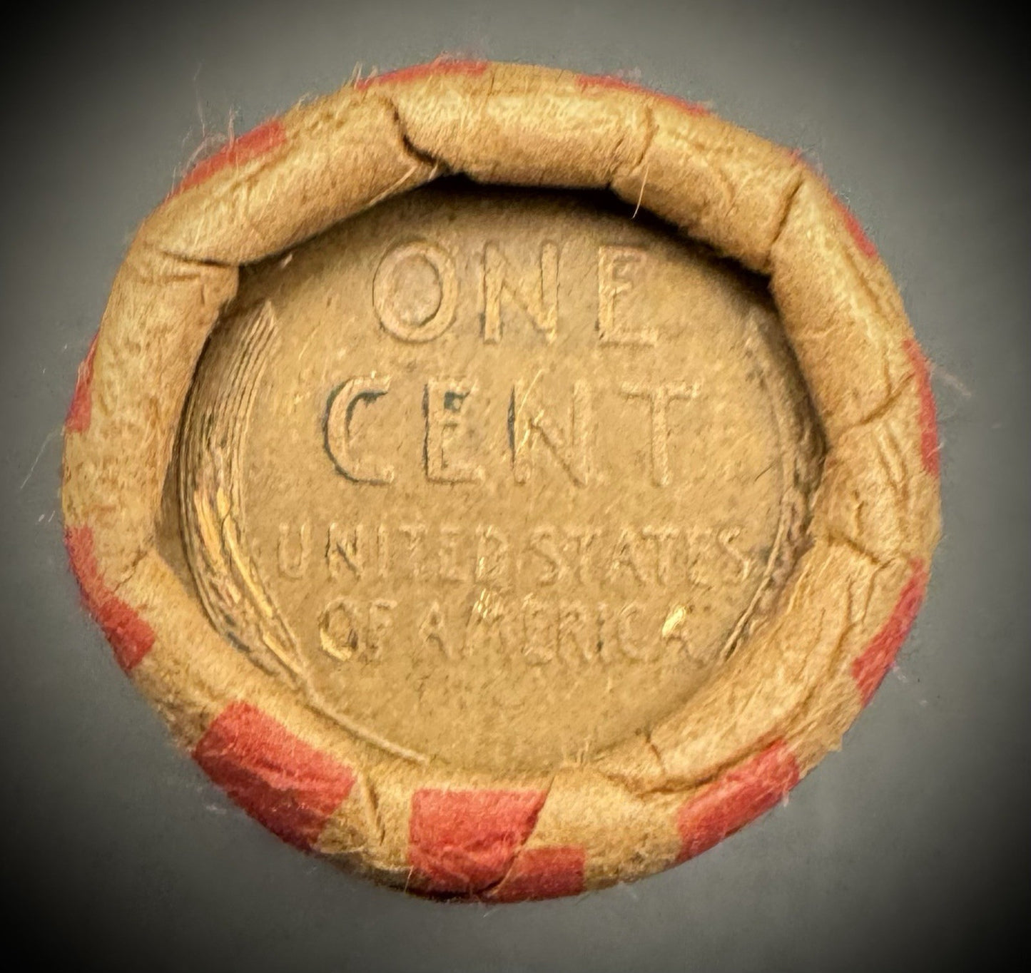 1909-1958 Wrapped Roll Of 50 Wheat Cents Pennies w Certificate Of Authenticity3
