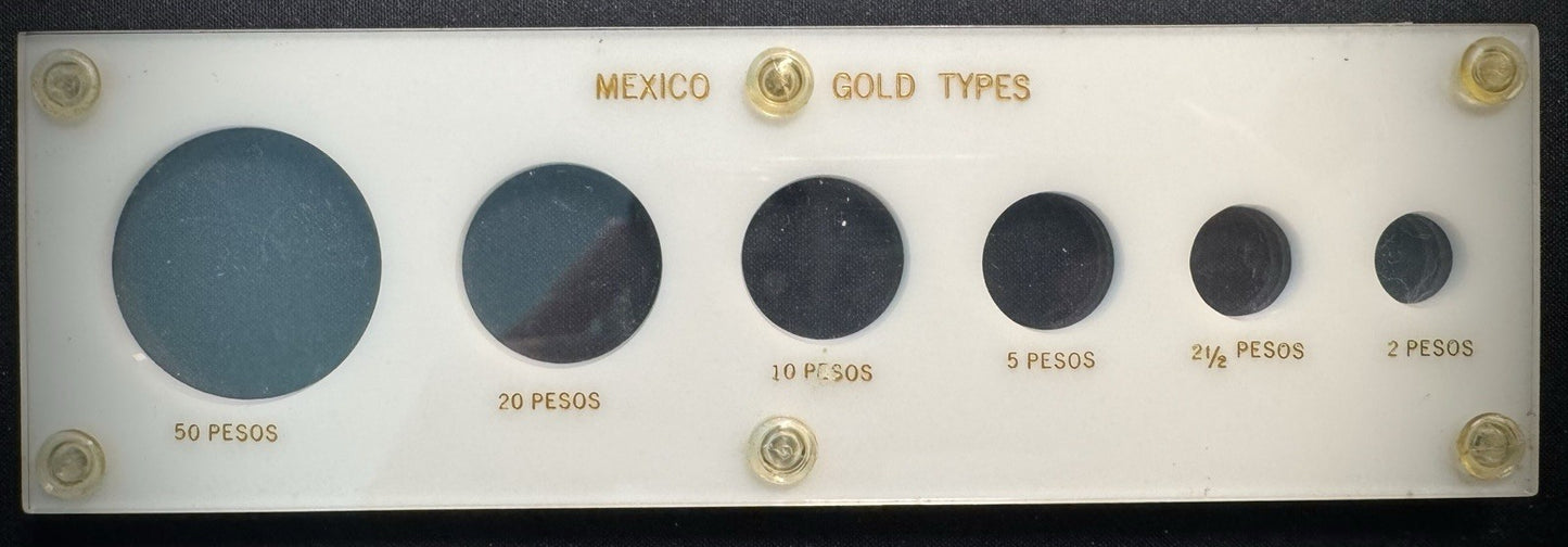 Capital Plastics Mexico Gold Types High Quality Plastic Display Holder For Pesos0