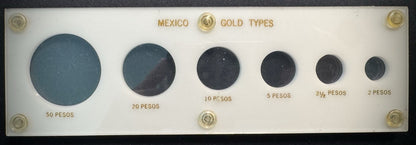 Capital Plastics Mexico Gold Types High Quality Plastic Display Holder For Pesos0