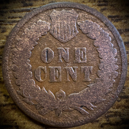1870 Indian Head Cent Penny SEMI-KEY Date Coin1