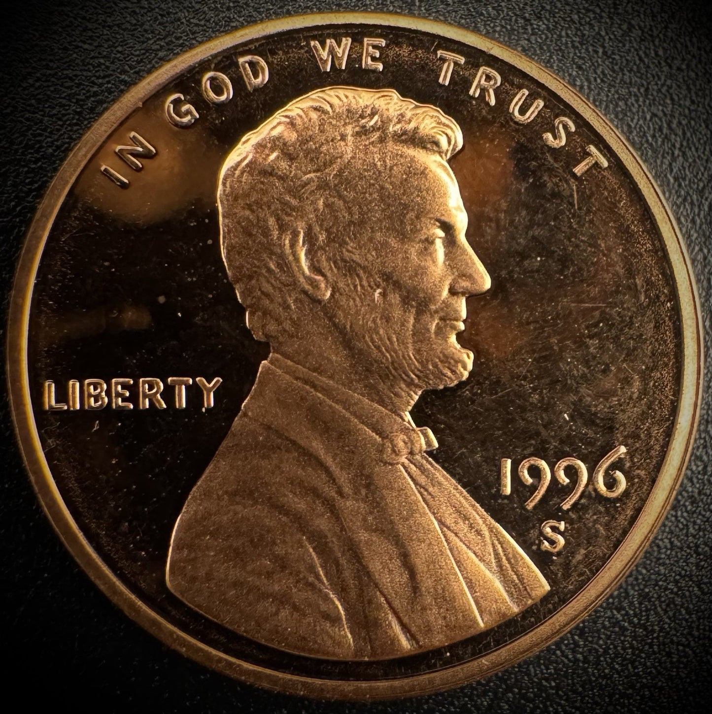 1996-S Lincoln Memorial Cent PROOF Coin Penny0