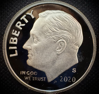 2020 2021 2022 2023 2024 2025 S GEM PROOF Roosevelt Dime 6 Coin Clad Set2