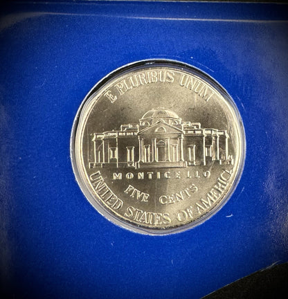 2010 P D Satin Finish Jefferson Nickel 2 Coin Lot From US Mint Uncirculated Set3
