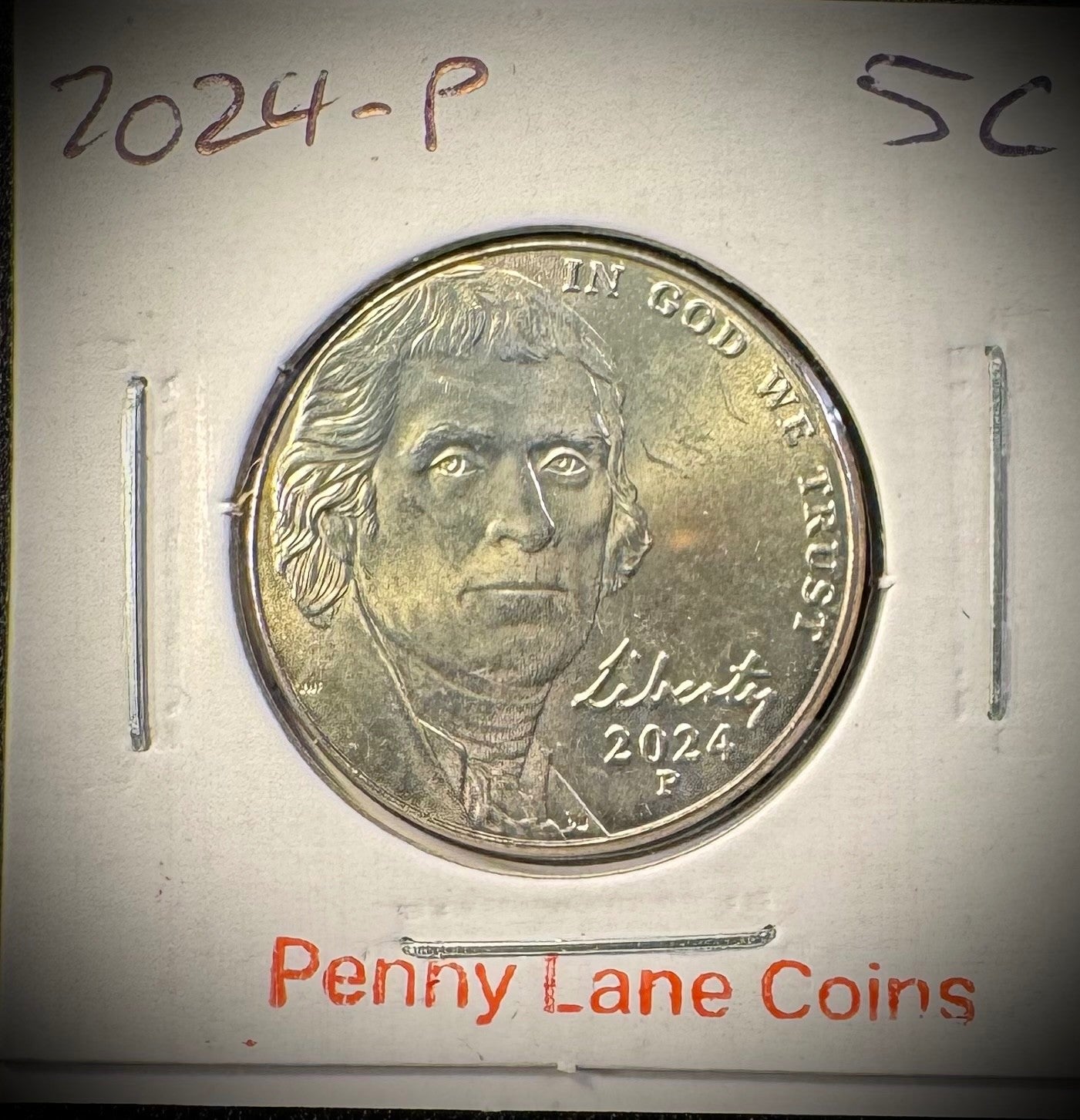 2024 Jefferson Nickel 5C P D S Uncirculated PROOF BU 3 Coin Lot2