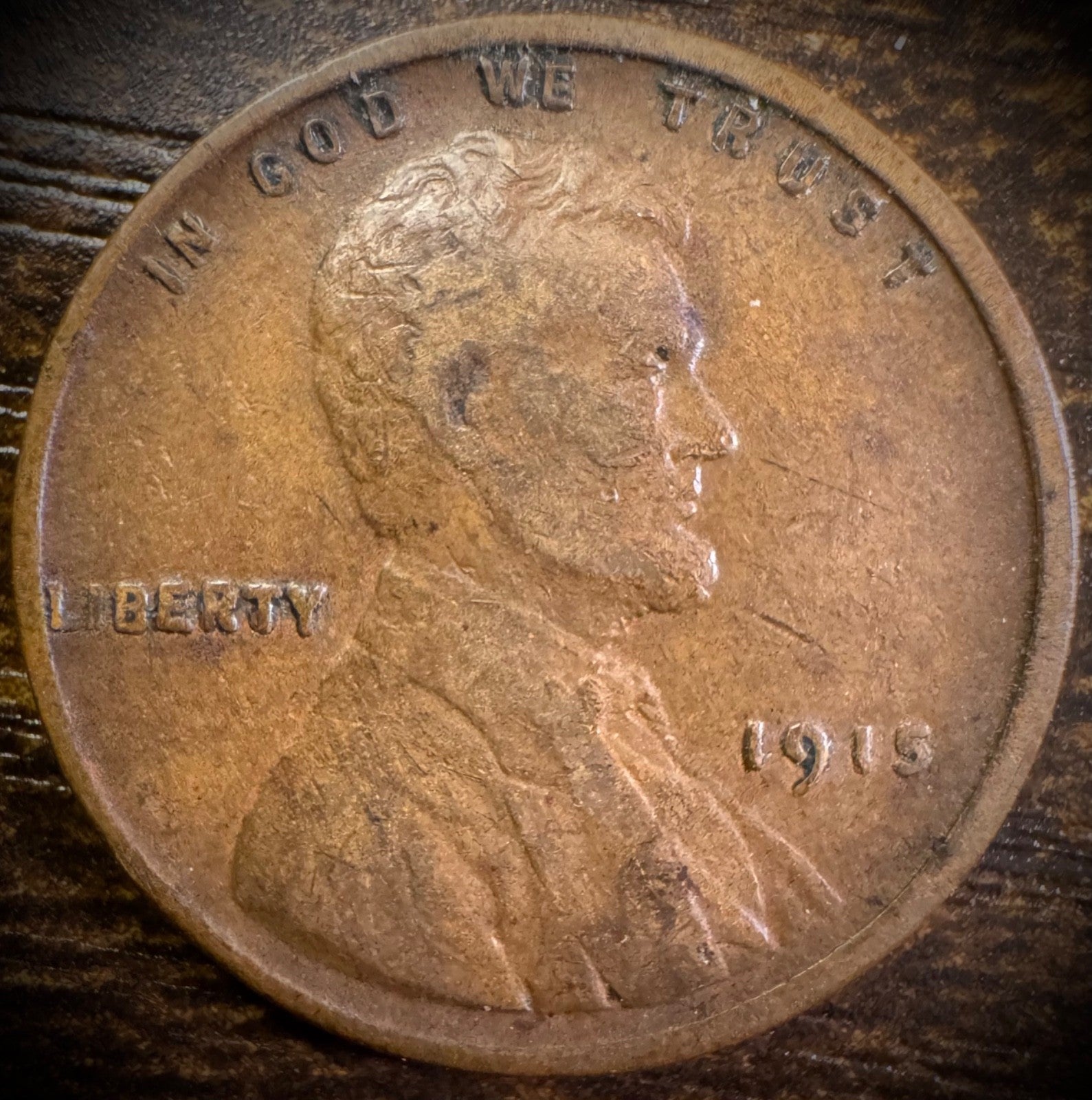 1915 Lincoln Wheat Cent Penny XF TOUGH DATE0