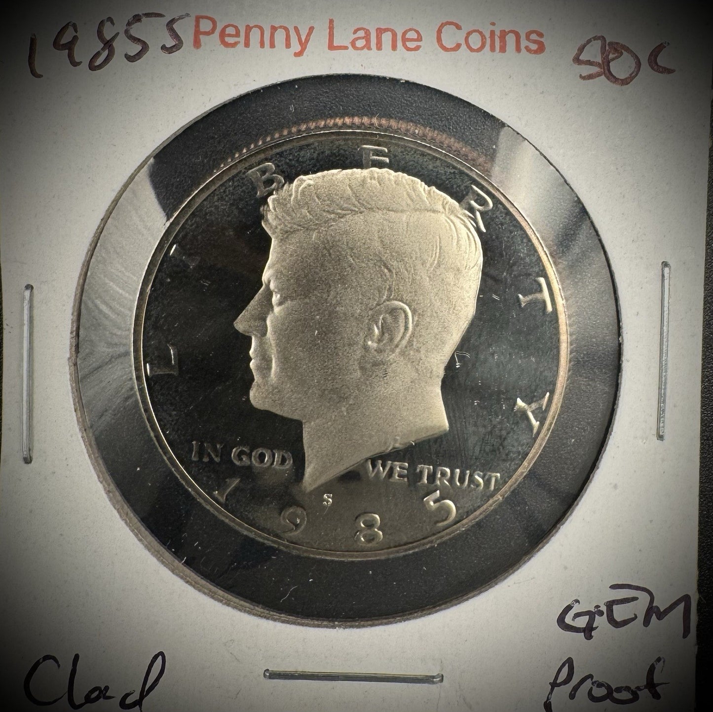 1980-1989 S Kennedy Half Dollar GEM PROOF DEEP ULTRA CAMEO Set Lot Of 10 Coins12