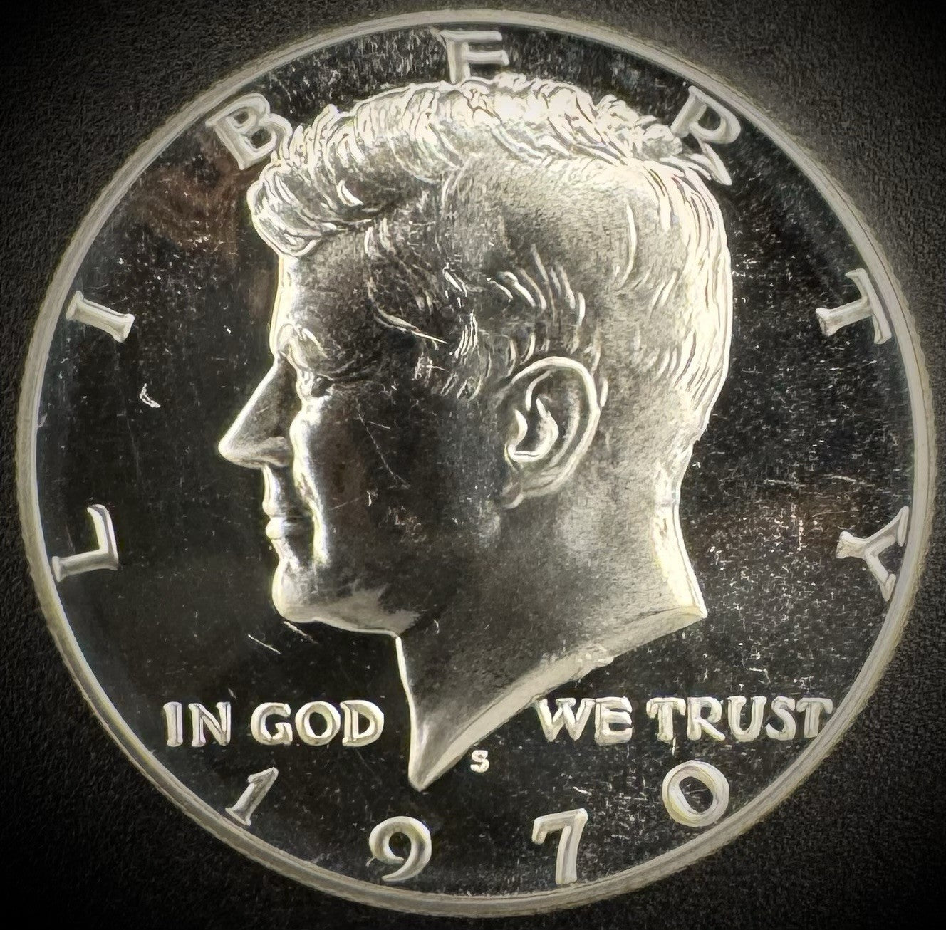 1970-S Kennedy 40% SILVER Half Dollar PROOF 50C0