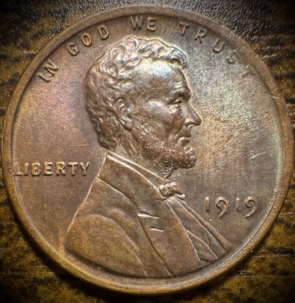 1919-P Lincoln Wheat Cent0