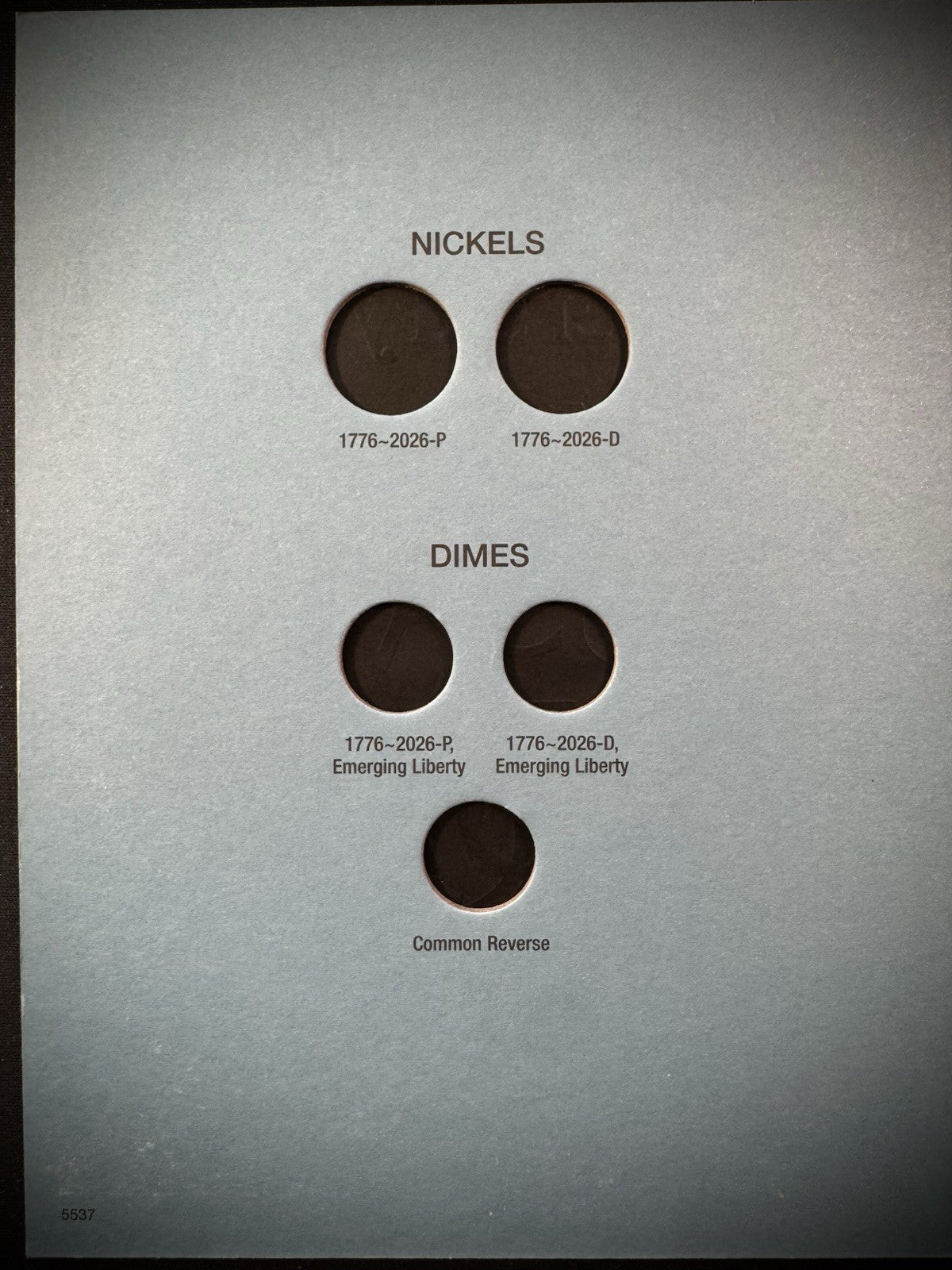 2026 US Mint Uncirculated 18 Coin Set P & D w New 250th Whitman Album NO PENNY6