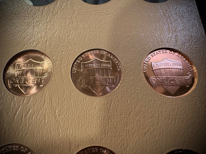 2022-2025 P D S Lincoln Shield Cent 12 Coin Business & PROOF Set NEW Dansco 81047
