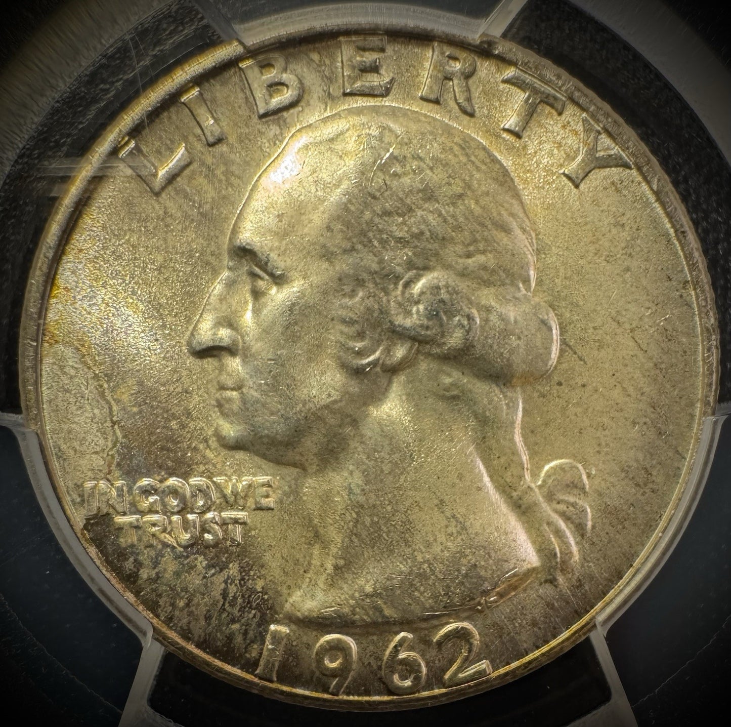 1962 D Silver Washington Quarter PCGS MS66 TRUE VIEW3