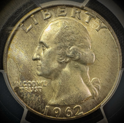 1962 D Silver Washington Quarter PCGS MS66 TRUE VIEW3