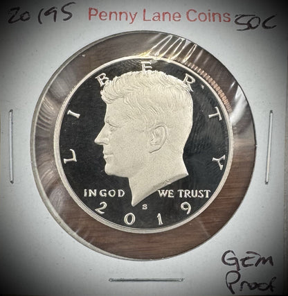 2019-S GEM PROOF Kennedy Half Dollar Clad 50C #12