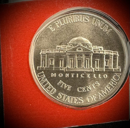 2008 P D Satin Finish Jefferson Nickel 2 Coin Lot From US Mint Uncirculated Set5