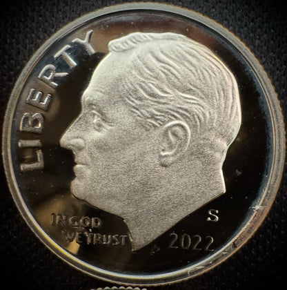 2020 2021 2022 2023 2024 2025 S GEM PROOF Roosevelt Dime 6 Coin Clad Set6