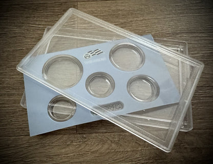 Light Blue Empty Plastic Case Holds 5 Coins Lot of 10 From US MINT Proof Sets3