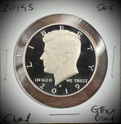 2019-S GEM PROOF Kennedy Half Dollar Clad 50C #22