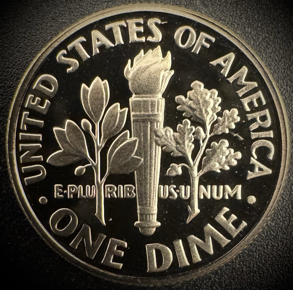 1990-S GEM PROOF Roosevelt Dime 10C Clad DEEP CAMEO Coin From US Mint Proof Set1