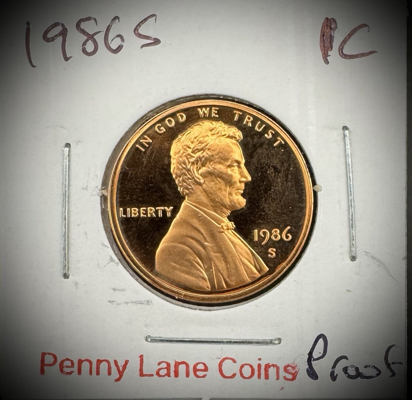 1980-1989 Lincoln Memorial Gem PROOF Cent 10 Coin Set13