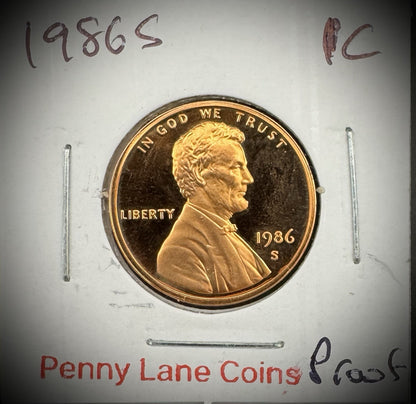 1980-1989 Lincoln Memorial Gem PROOF Cent 10 Coin Set13