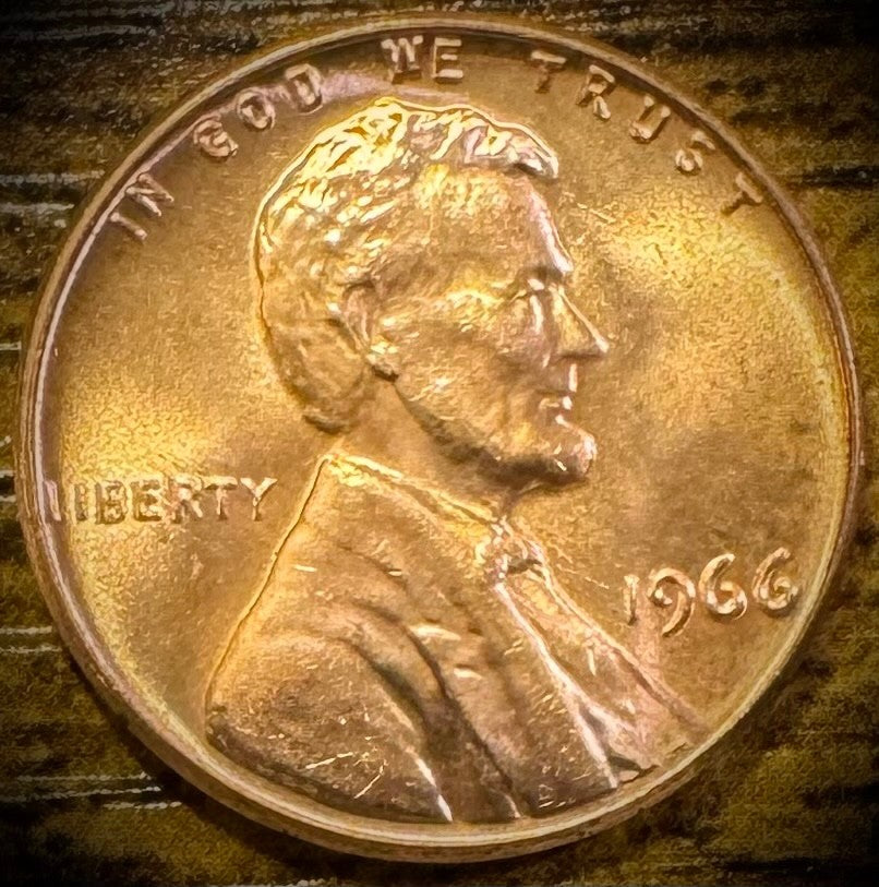 1965-1967 Lincoln Memorial Cent Uncirculated BU 3 Coin Lot From Original Rolls4