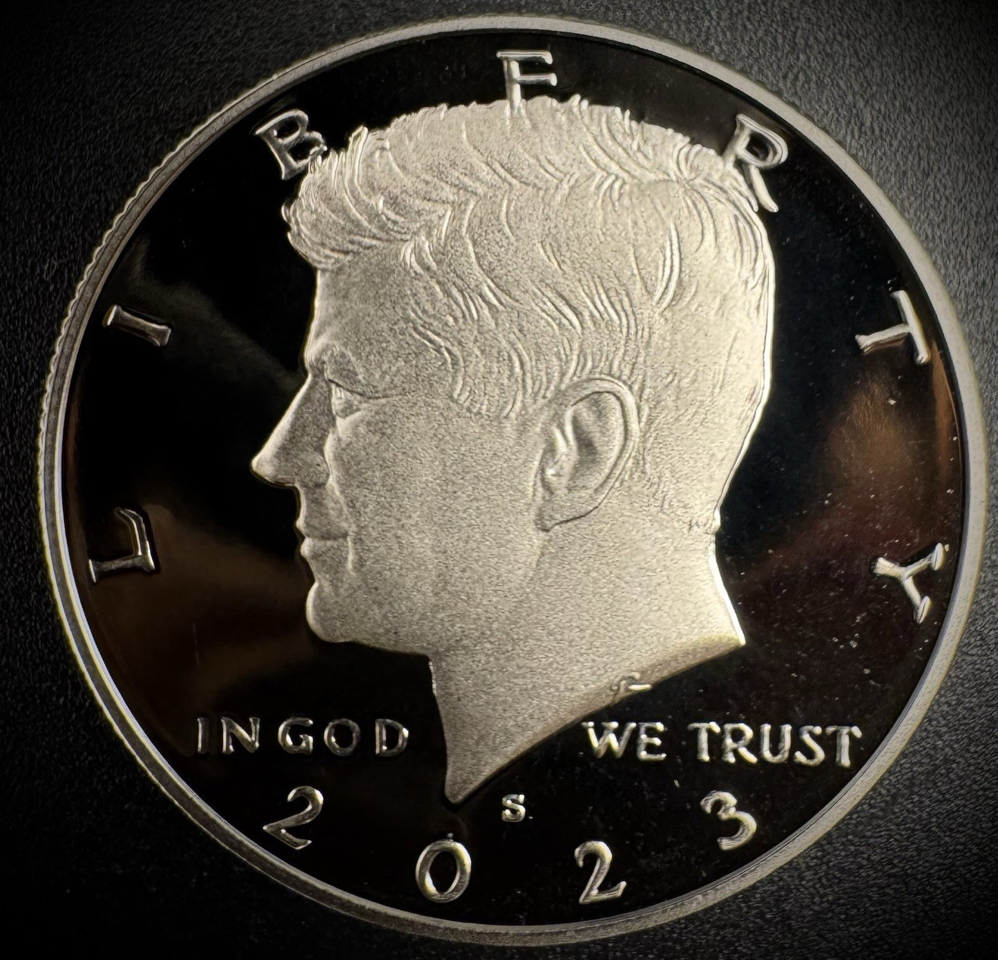 2023-S Kennedy Half Dollar GEM PROOF Clad DEEP ULTRA CAMEO Coin0