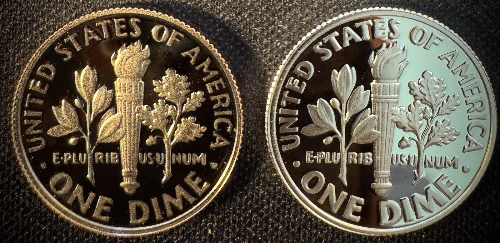 2025-S 99.9% SILVER And Clad PROOF Roosevelt Dime 10C .999 Fine Lot Of 2 Coins1