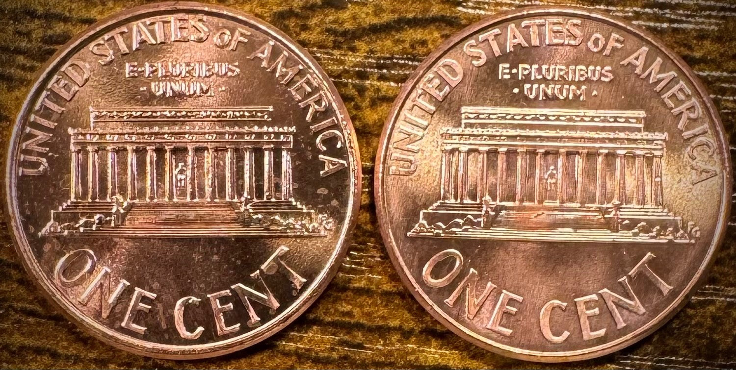 2002 P & D Lincoln Memorial Cent BU 2 Coin Set From Original Rolls1