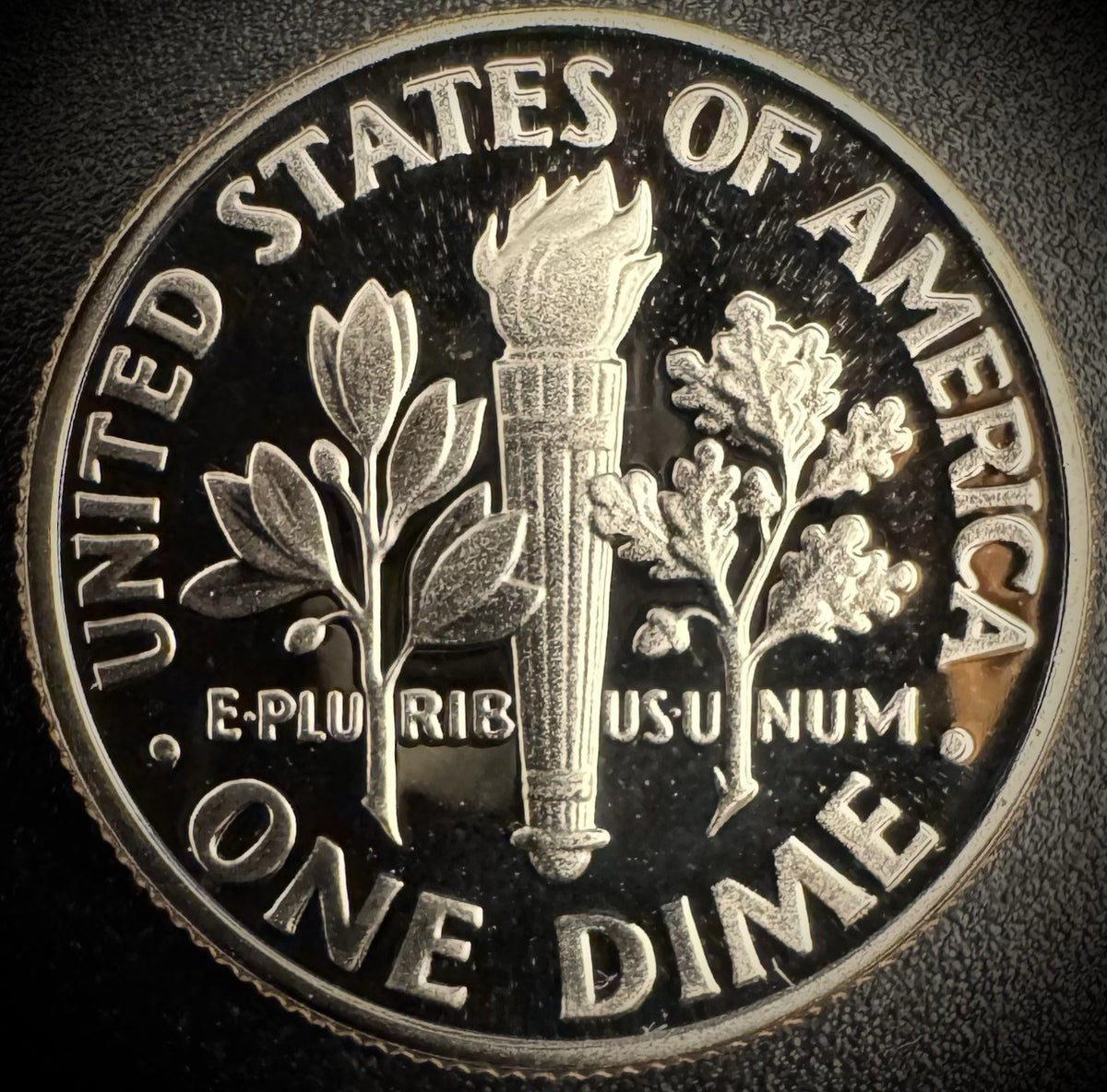 1987-S PROOF Roosevelt Dime 10C Clad DEEP CAMEO Coin From US Mint Proof Set1