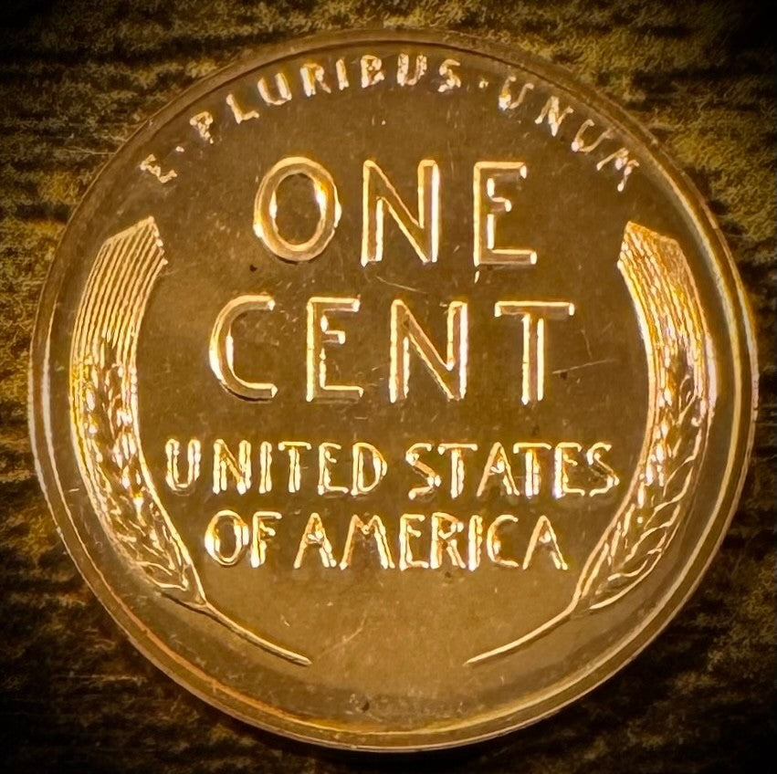 1957 Lincoln Wheat Cent Penny PROOF LUSTROUS1