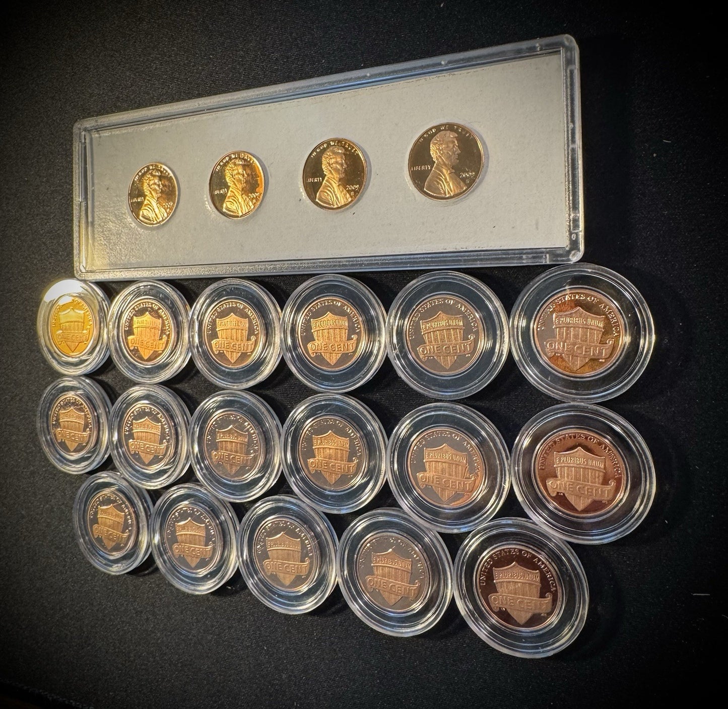 2009-2026 S Lincoln Bicentennial Shield Cent Penny GEM PROOF 21 Coin Collection7