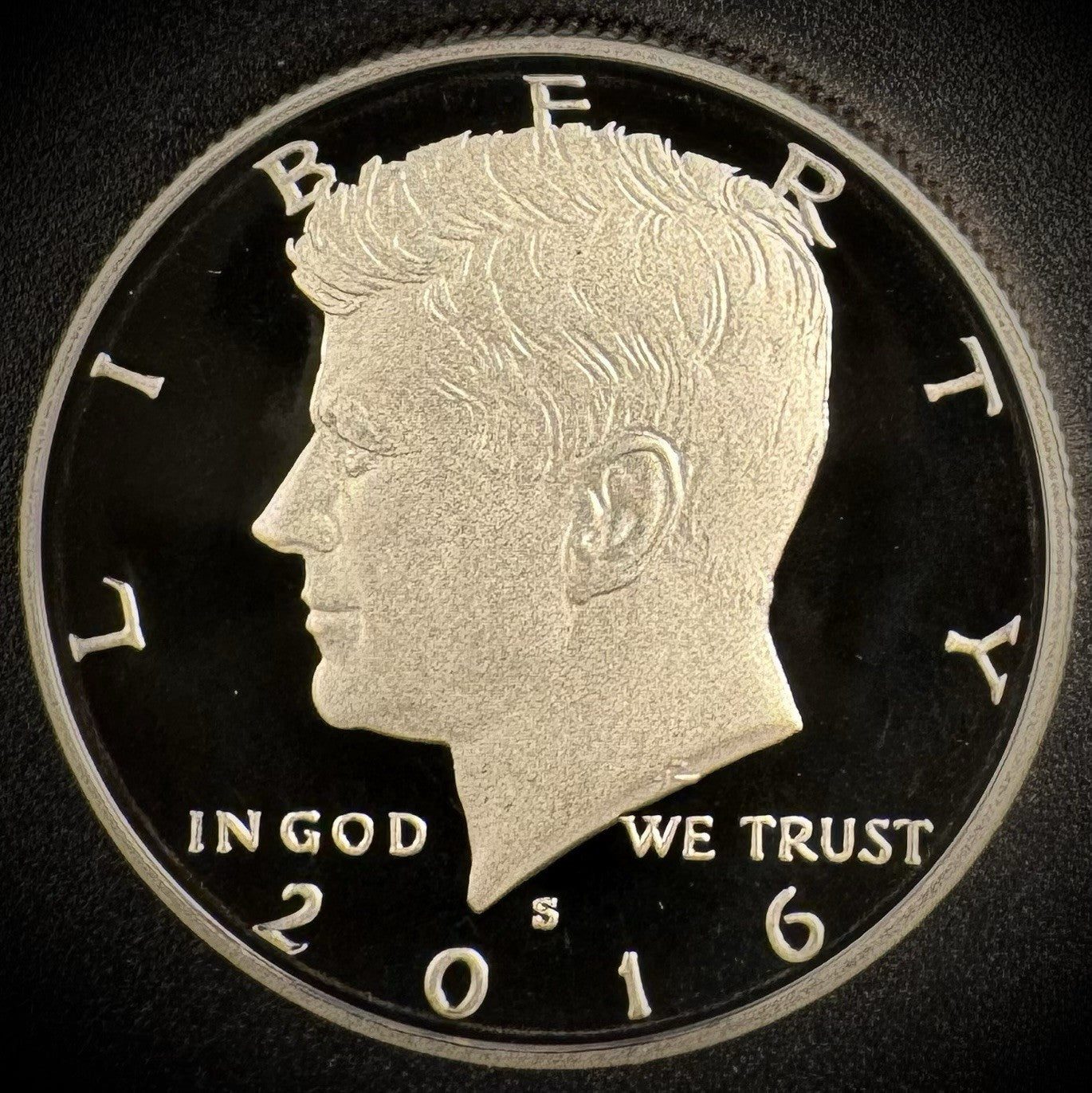 2016-S Kennedy Half Dollar GEM PROOF Clad DEEP ULTRA CAMEO Coin0
