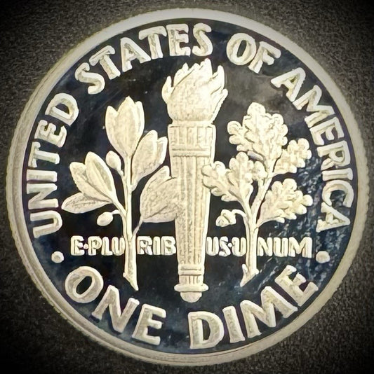 2018-S 90% SILVER GEM PROOF Roosevelt Dime 10C .900 Fine DEEP ULTRA CAMEO1