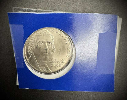 2009 P Satin Finish Jefferson Nickel Coin From US Mint Uncirculated Set0