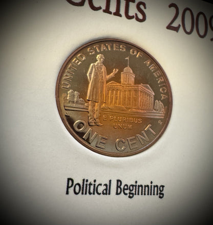 2009-S Lincoln Bicentennial Cent GEM PROOF 4 Coin Set GORGEOUS Naturally Toned8
