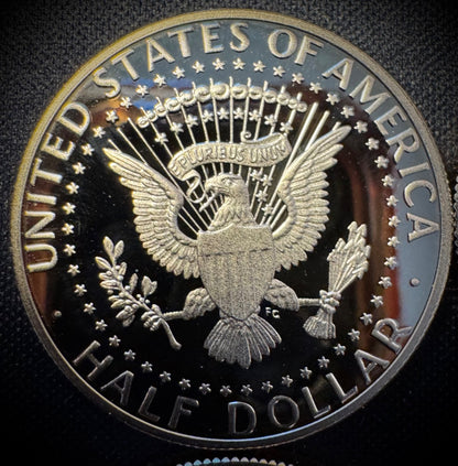 2017-2025 S Kennedy Half Dollar PROOF SET 9 Coins GEM DEEP CAMEO Fresh From Mint5