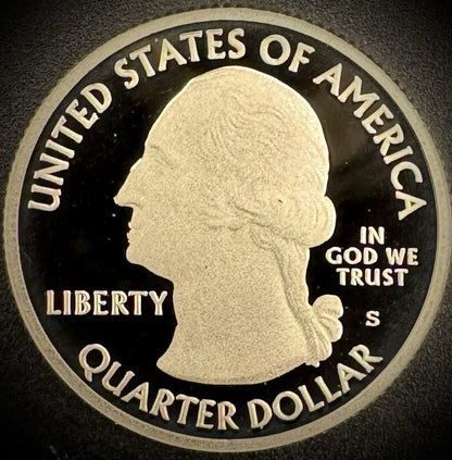 2016-S GEM PROOF America the Beautiful Fort Moultrie Clad Quarter DEEP CAMEO4