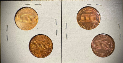 1973 P D S + S Lincoln Memorial Cent UNCIRCULATED + PROOF 4 Coin Lot1