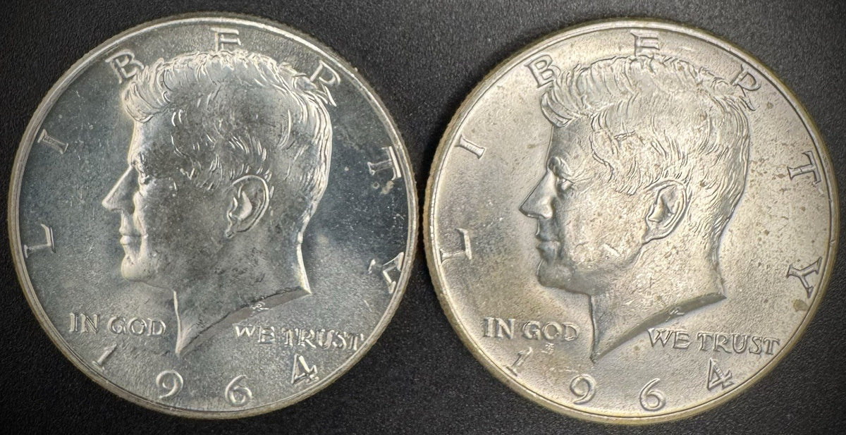 1964 P D Kennedy Half Dollar BU Brilliant Uncirculated 90% Silver Lot Of 20