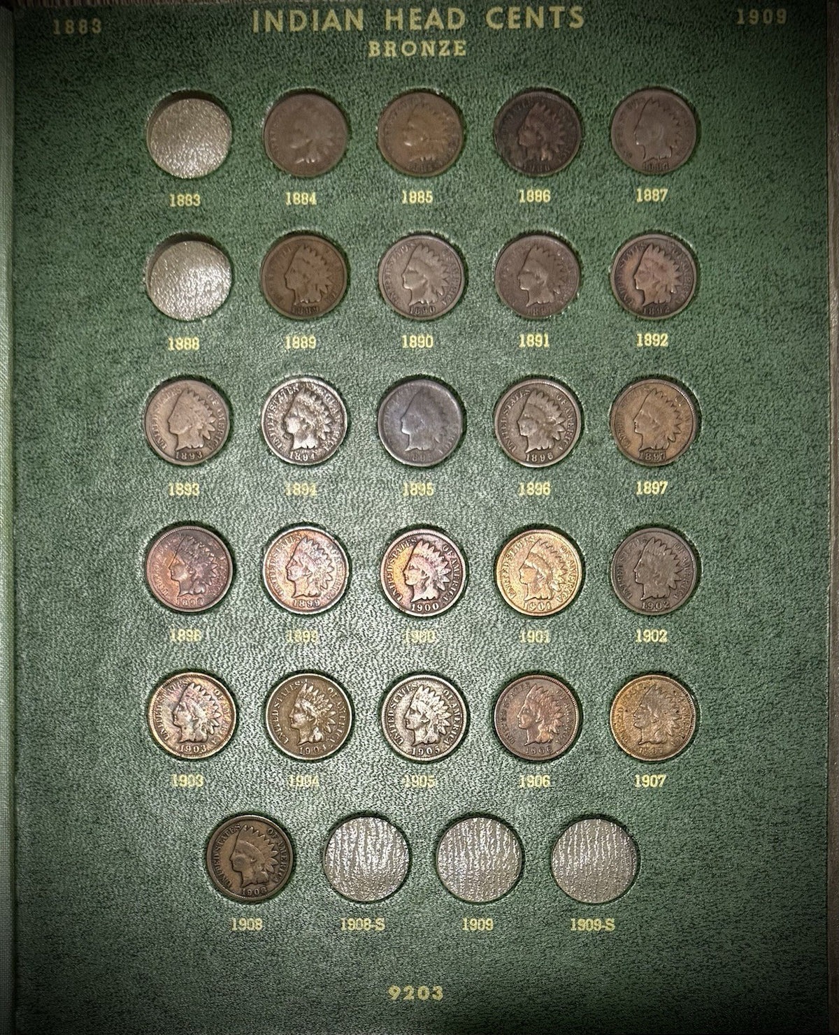 1857-1909 Flying Eagle Indian Head Cent Collection 29 Coins Starter Set Whitman4