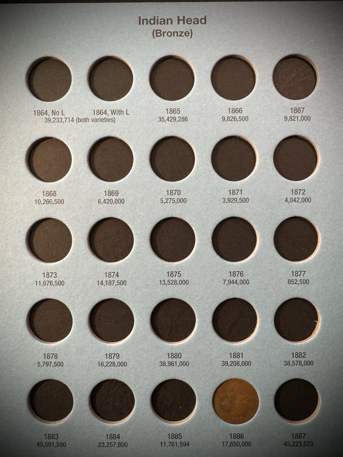 1857-1909 Flying Eagle Indian Head Cent Collection 26 Coins Starter Set Whitman3