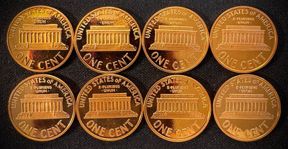 1968-2009-S PROOF Lincoln Memorial & Bicentennial Cent 45 Coin Set6