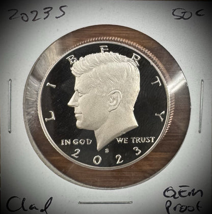 2023-S GEM PROOF Kennedy Half Dollar Clad 50C #23