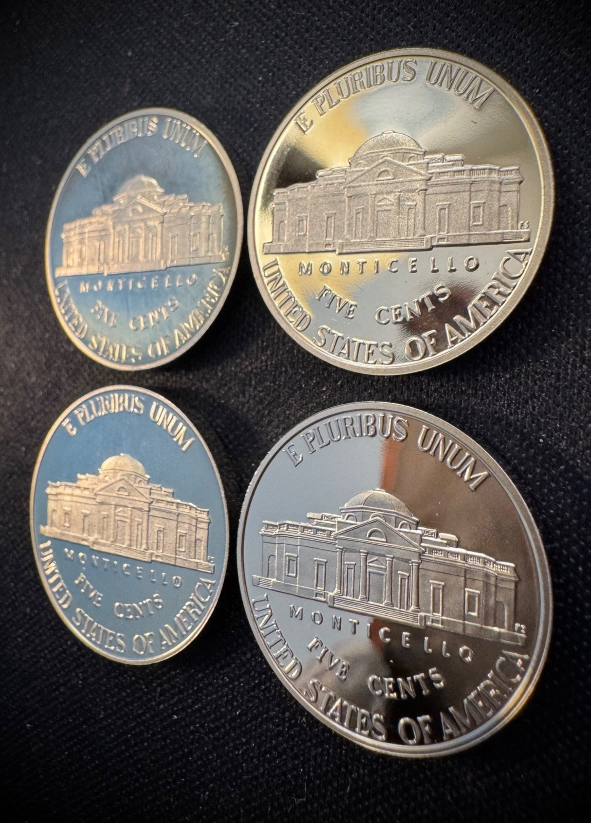 2016-2025 S Jefferson Nickel PROOF DEEP CAMEO Coin Set Lot 10 Consecutive Years6