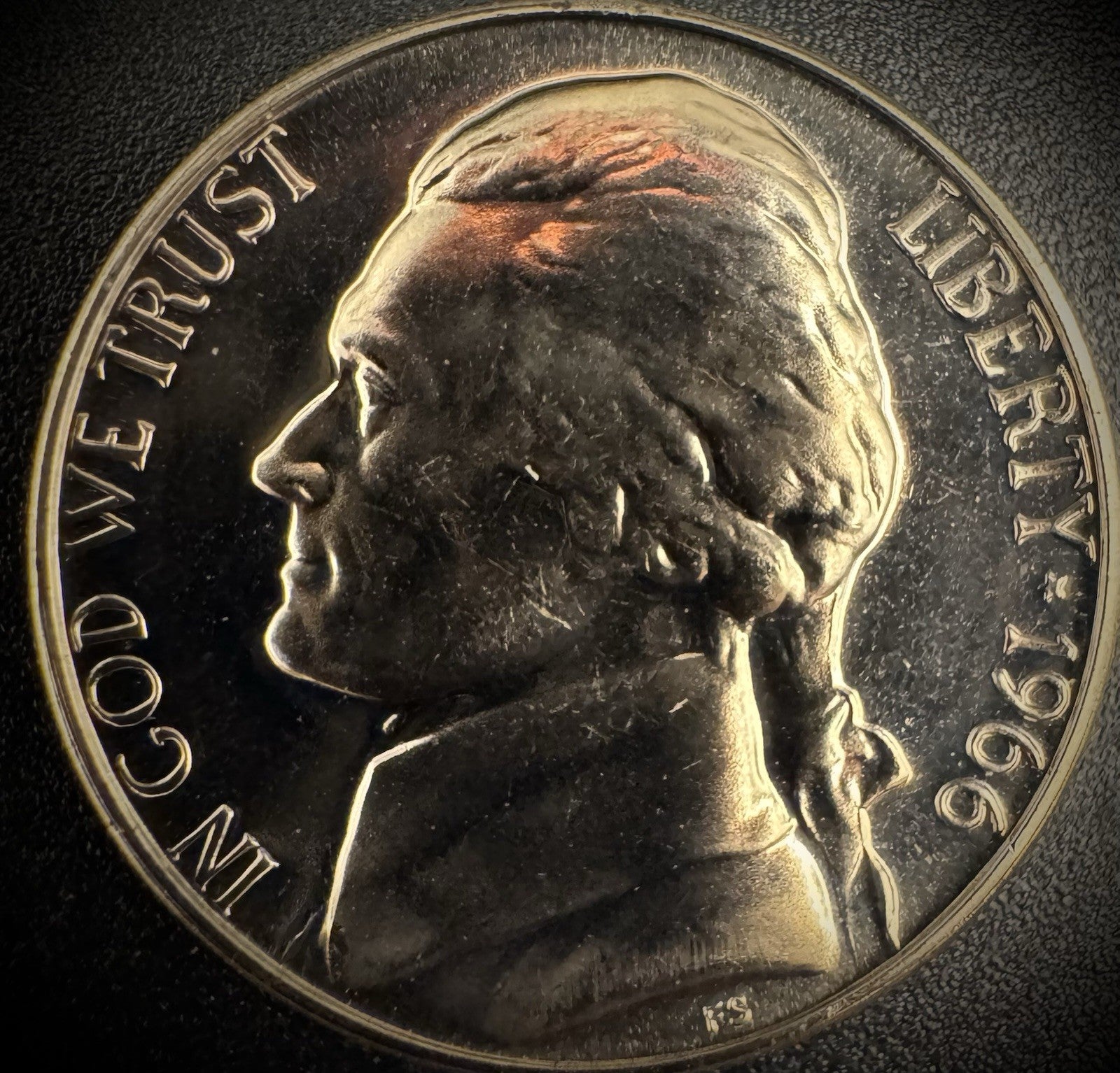 1966 Jefferson Nickel SMS Coin From US Mint Special Mint Set0