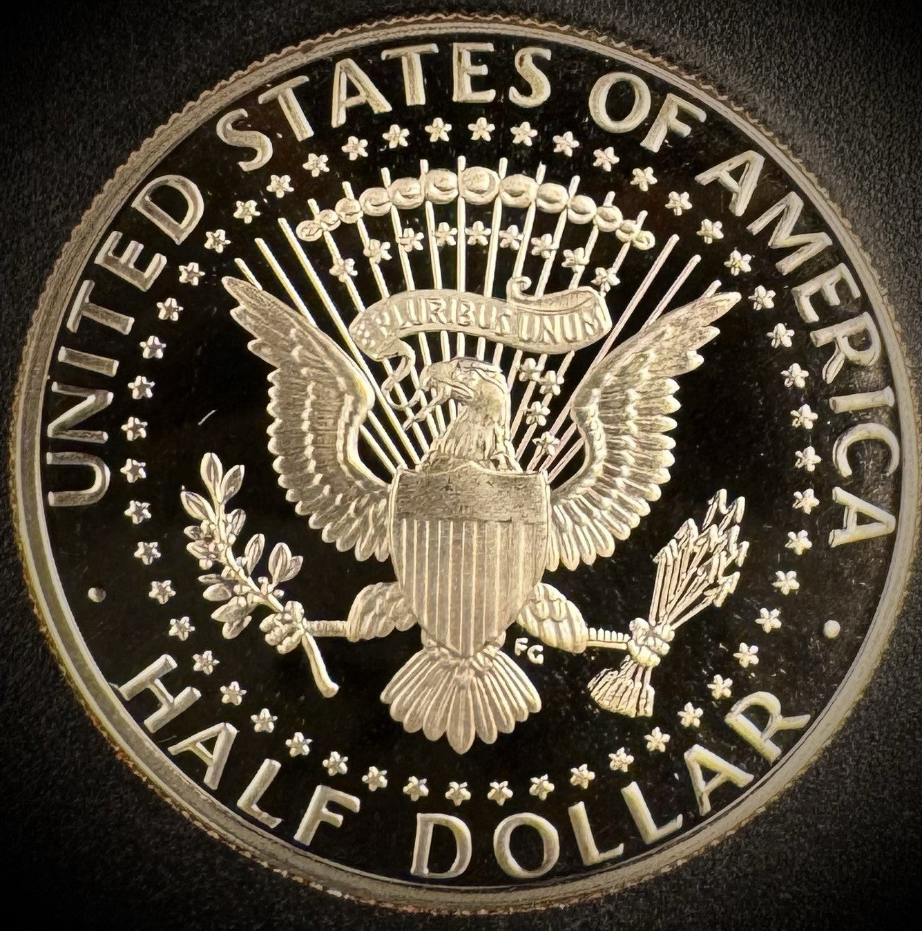 2009-S GEM PROOF Kennedy Half Dollar Clad 50C DEEP ULTRA CAMEO1